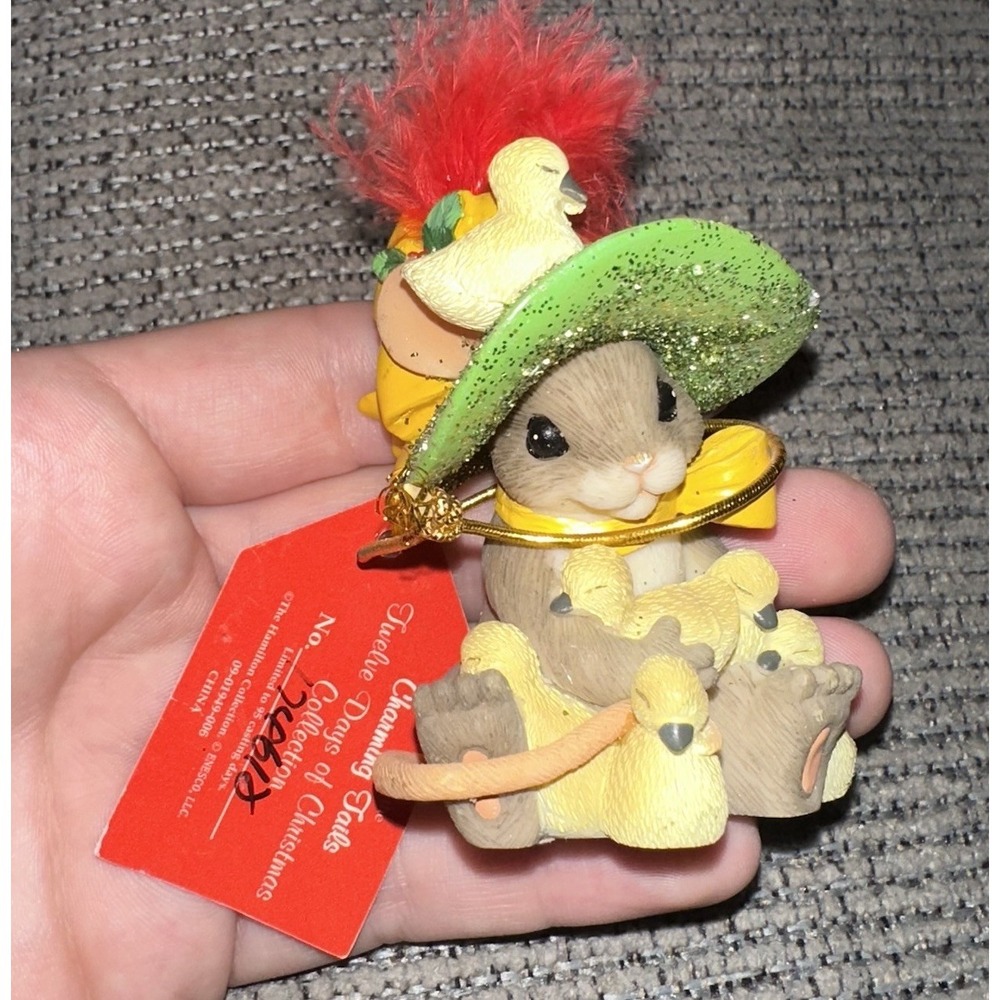Enesco Hamilton Charming Tails 12 Days Of Christmas 6 Geese A Laying Figurine